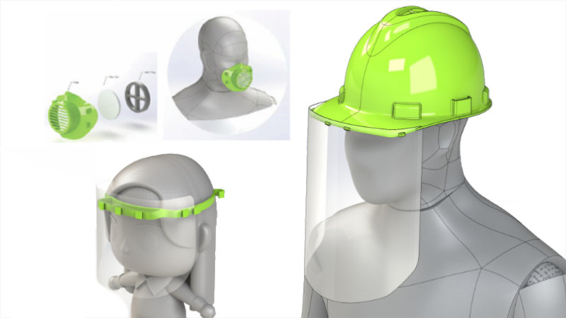 Mpact expands face shield range – adults, kids, hardhat shields and respiratory masks