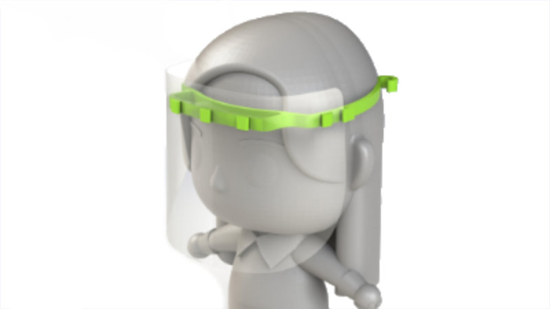 Mpact Versapak is “school ready”: new face shield for KIDS