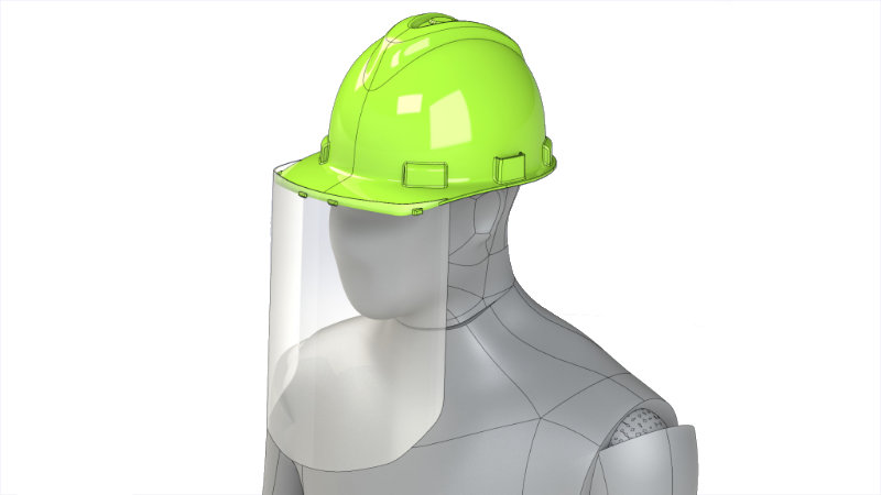 The Mpact hard hat face shield: protecting your workforce