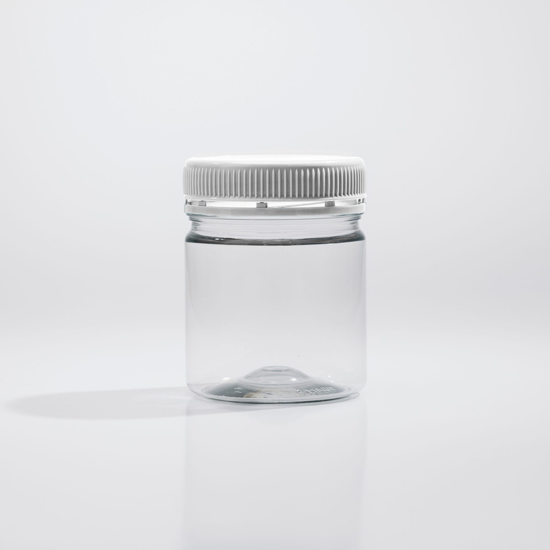 250ml Ribless Round Clear Jar